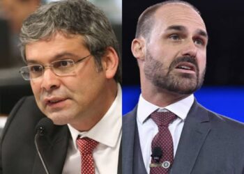 Lindbergh entregará à PF dossiê sobre Eduardo Bolsonaro