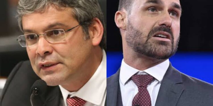 Lindbergh entregará à PF dossiê sobre Eduardo Bolsonaro