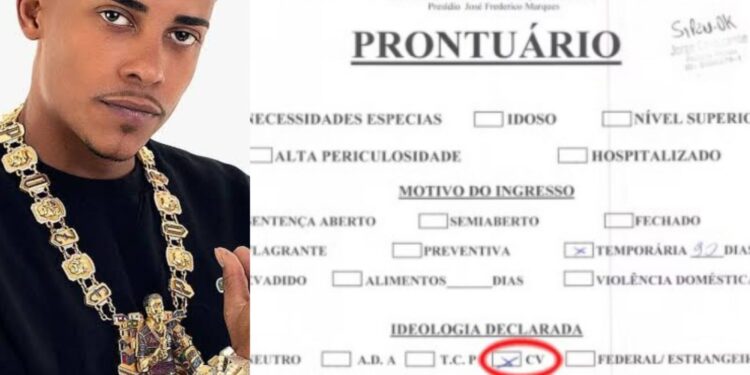 Mc Poze do Rodo declara ligação com o Comando Vermelho